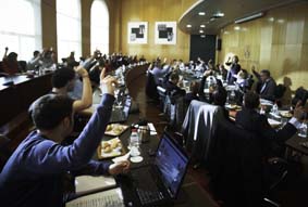 Imagen del Consell, en una sesión anterior.